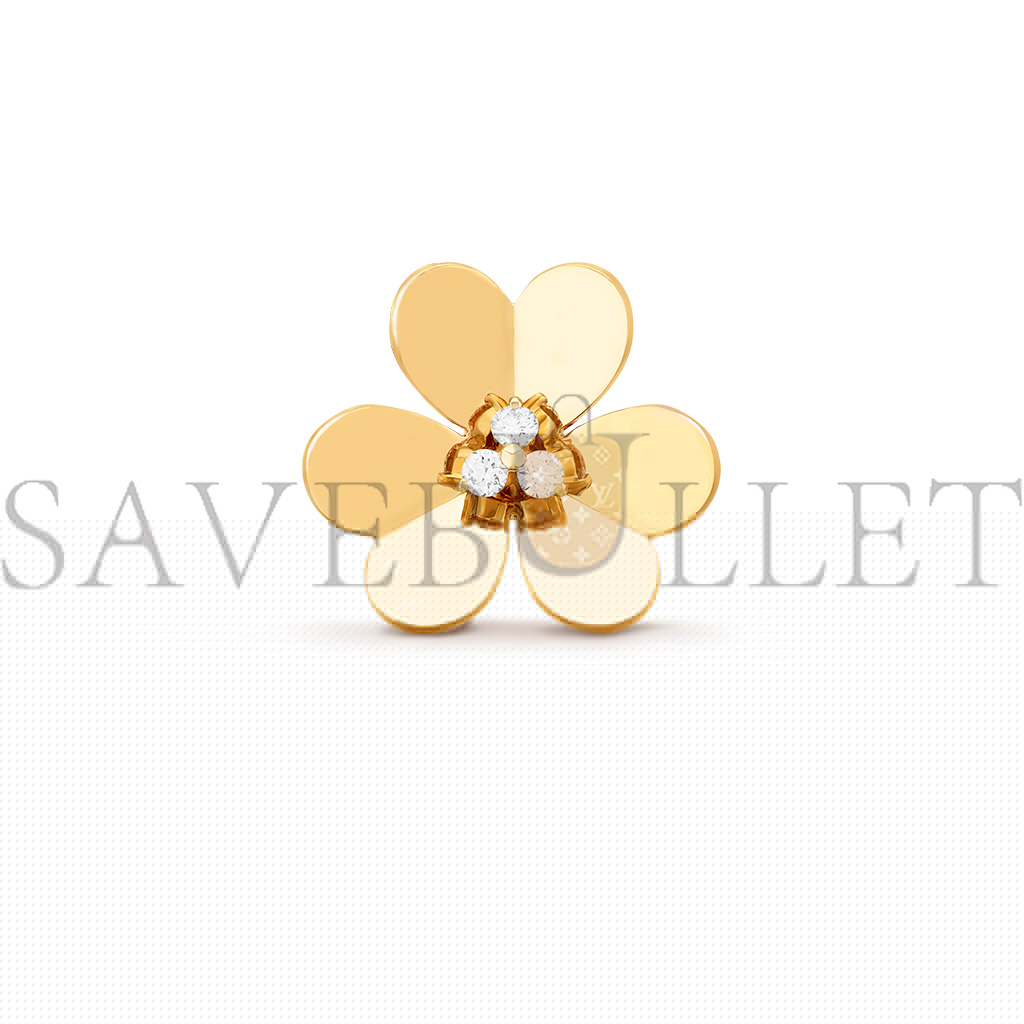 V*N CL*F arpels frivole clip pendant, very large model - yellow gold, diamond  vcarp2dw00
